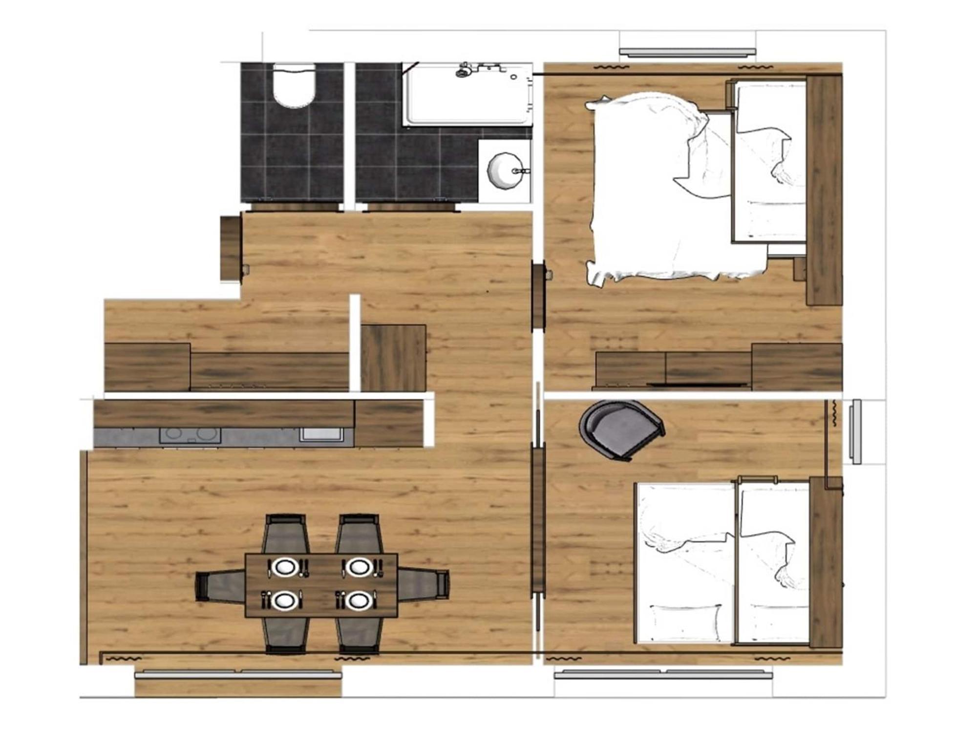 Large Apartment In Sankt Georgen With Balcony Furstau Luaran gambar